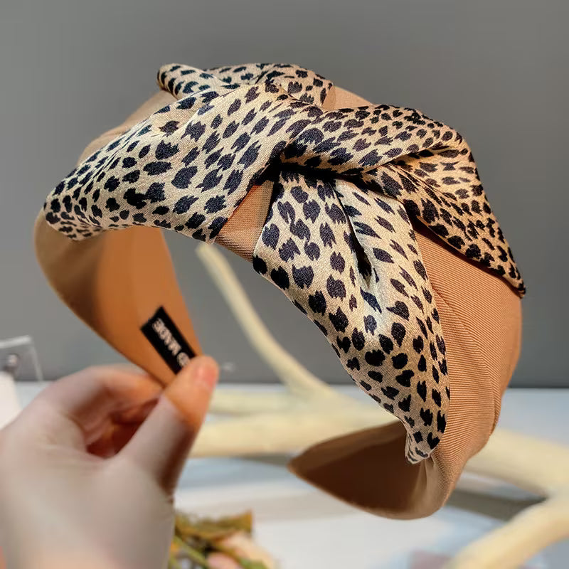 The Camilla Two-Tone Leopard Headband