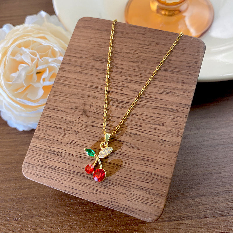 Cherry Pop Pendant Necklace