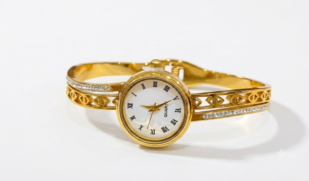 The Sparkle Studded Watch-Bracelet