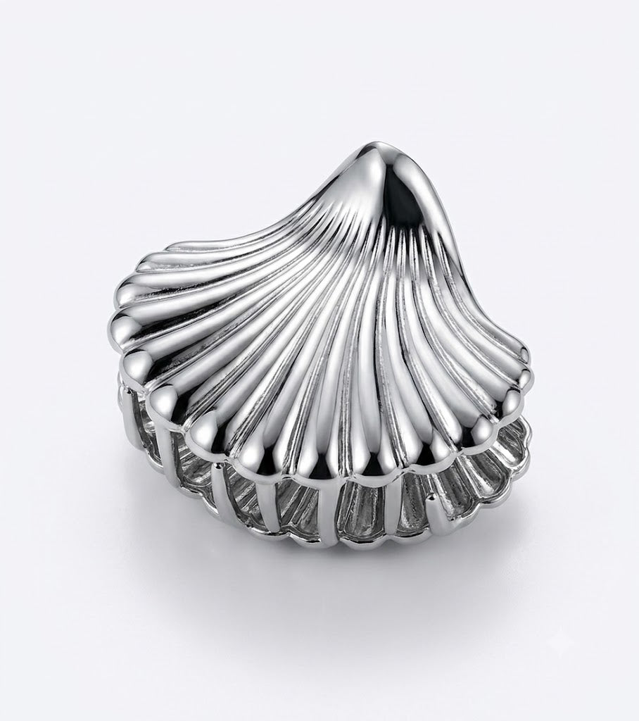 Seashell Metal Hair Claw Clip
