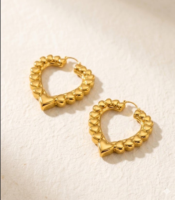 Sweetheart Oversized Hoops