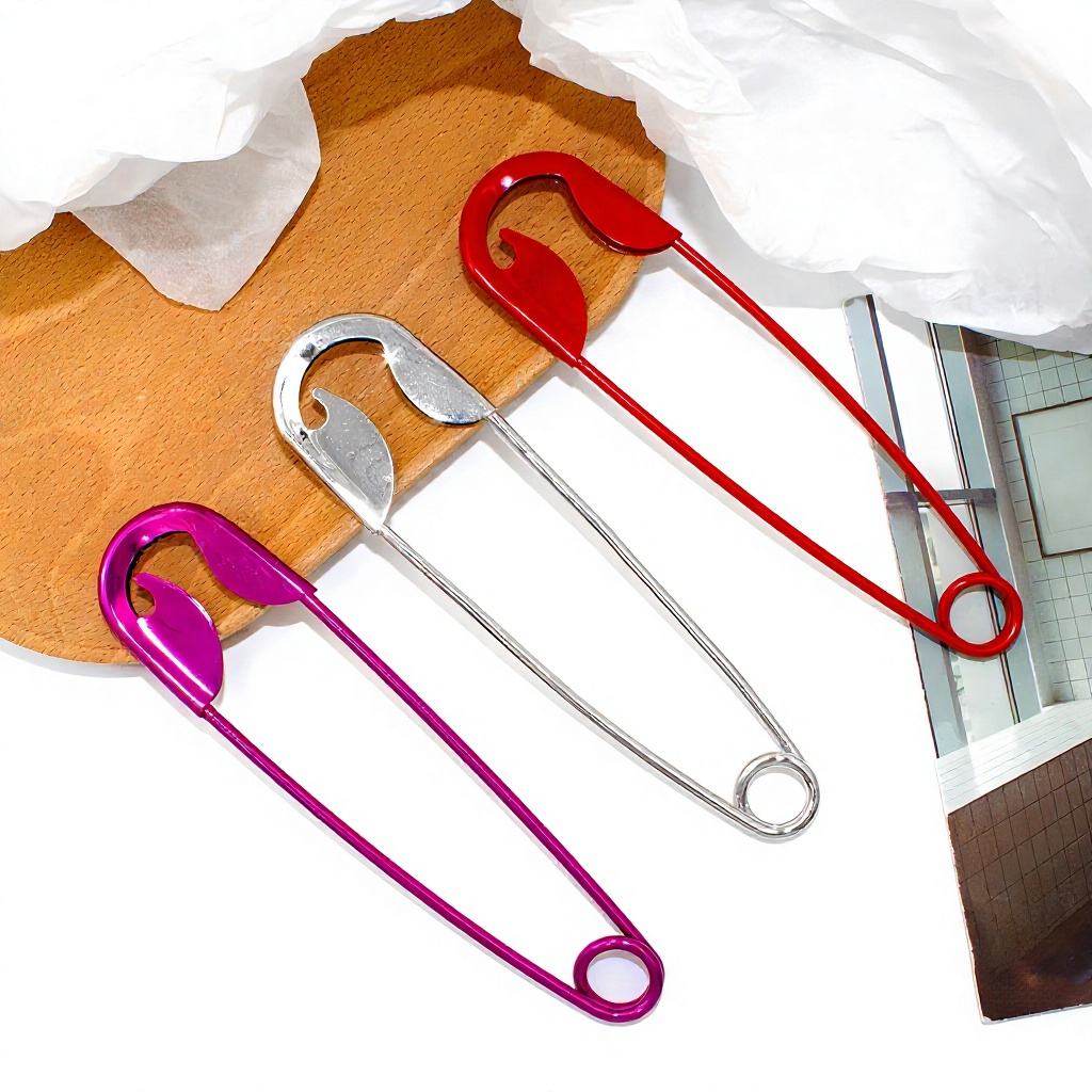 Safety Pin Hair Clip