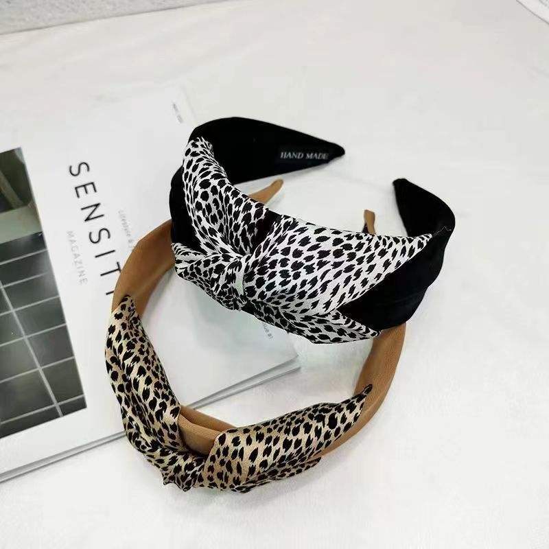 The Camilla Two-Tone Leopard Headband