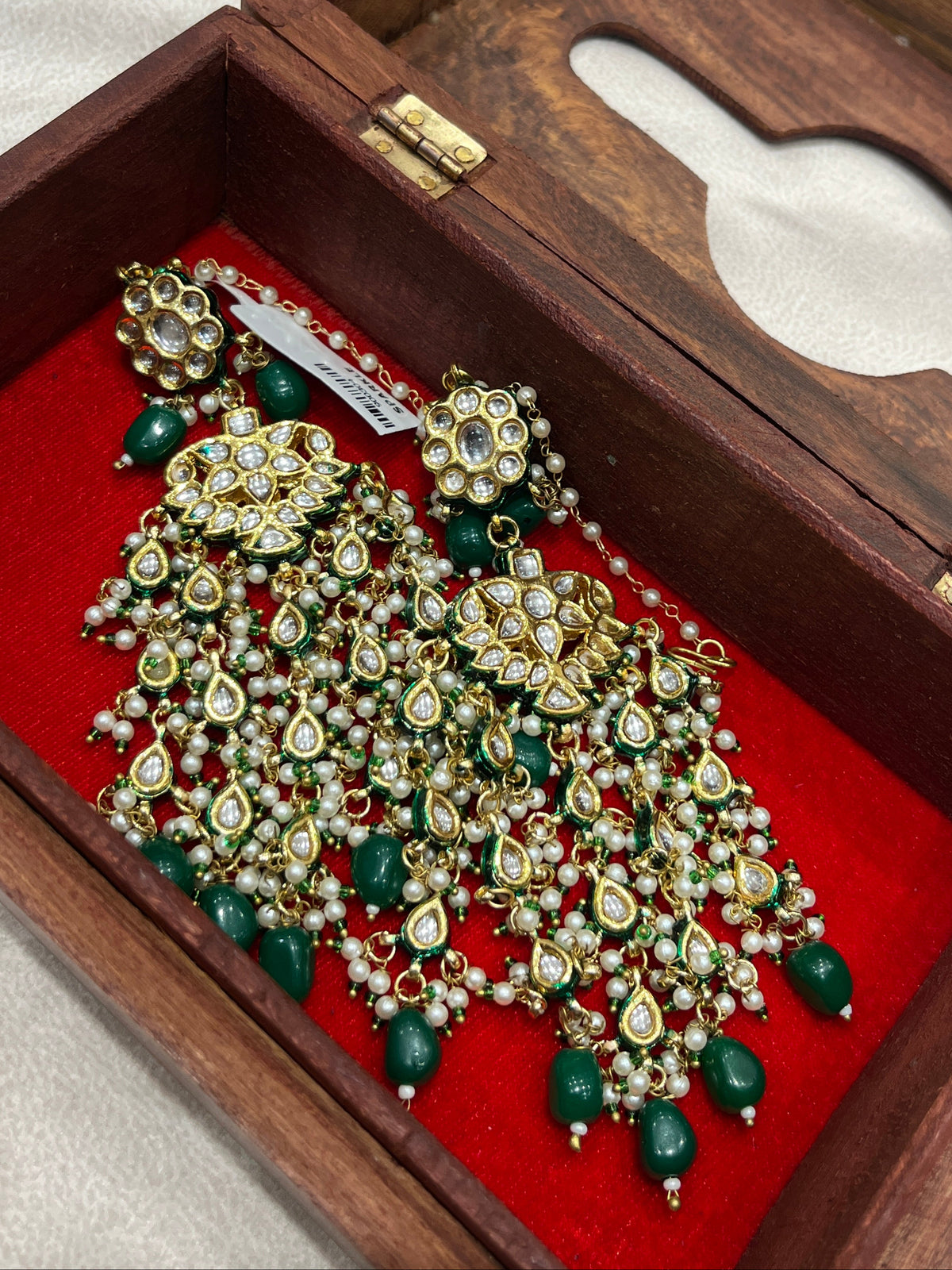 Noor Kundan Heritage Earrings