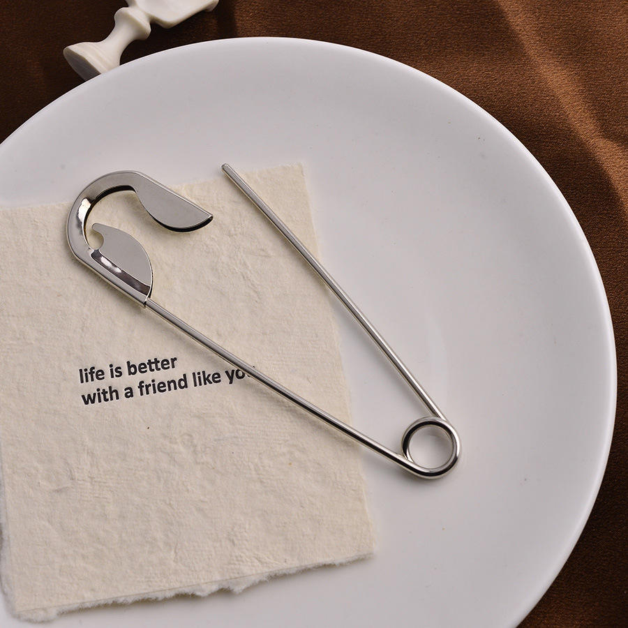 Safety Pin Hair Clip