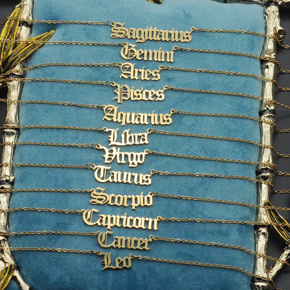 The Sunsign Name neckchain