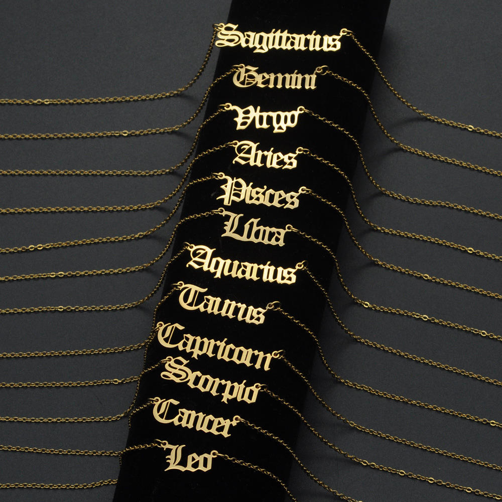 The Sunsign Name neckchain
